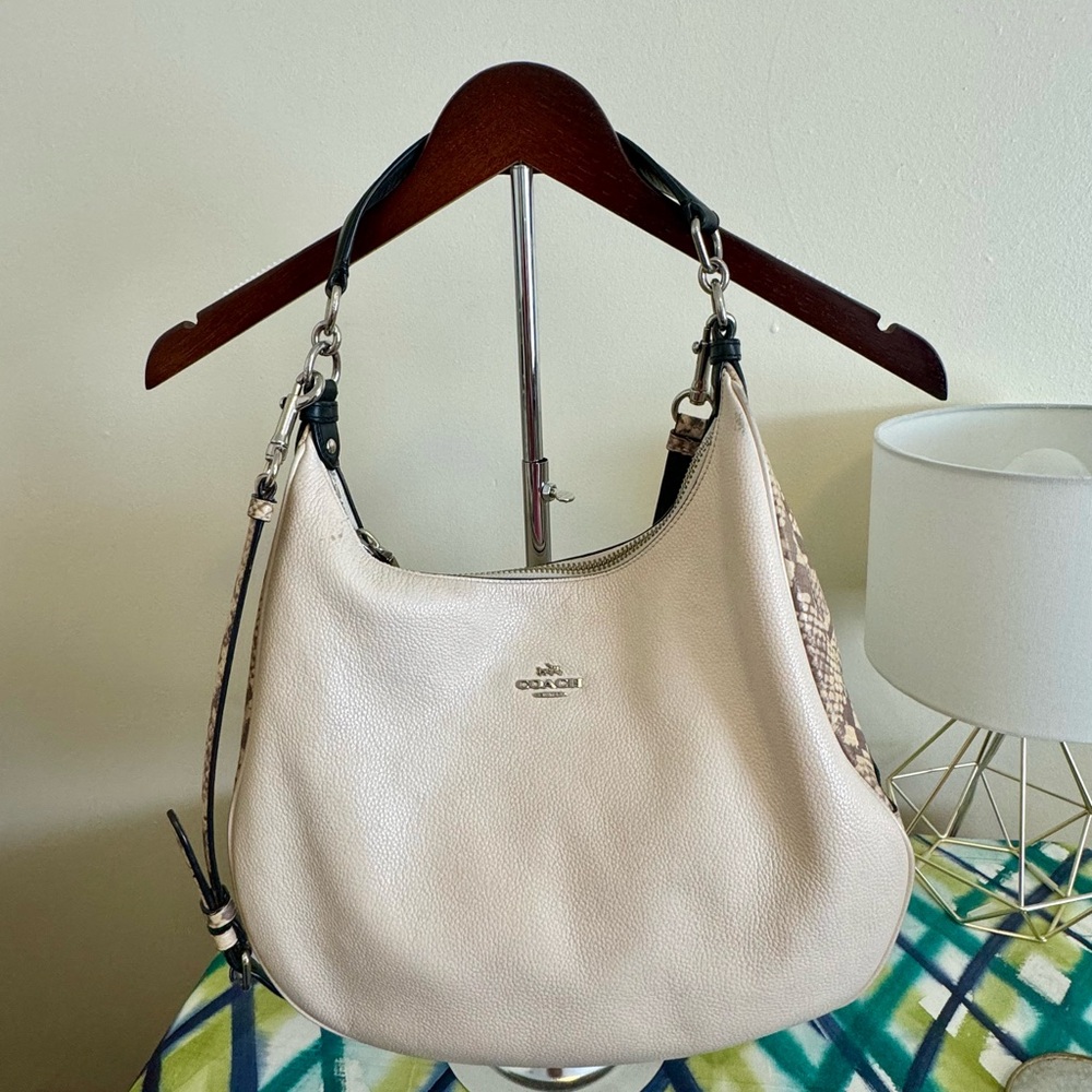 Coach Cream and Black Women's Bag